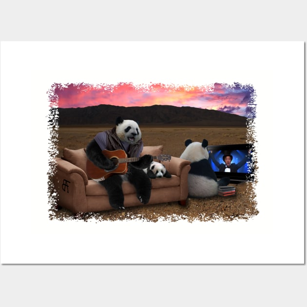 Panda Song Wall Art by MastaKong19